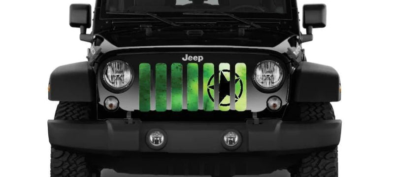 Oscar Mike Green Ombre Grille Insert - Goats Trail