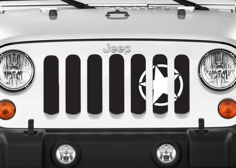 Oscar Mike White Grille Insert - Goats Trail