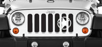 Oscar Mike White Grille Insert - Goats Trail