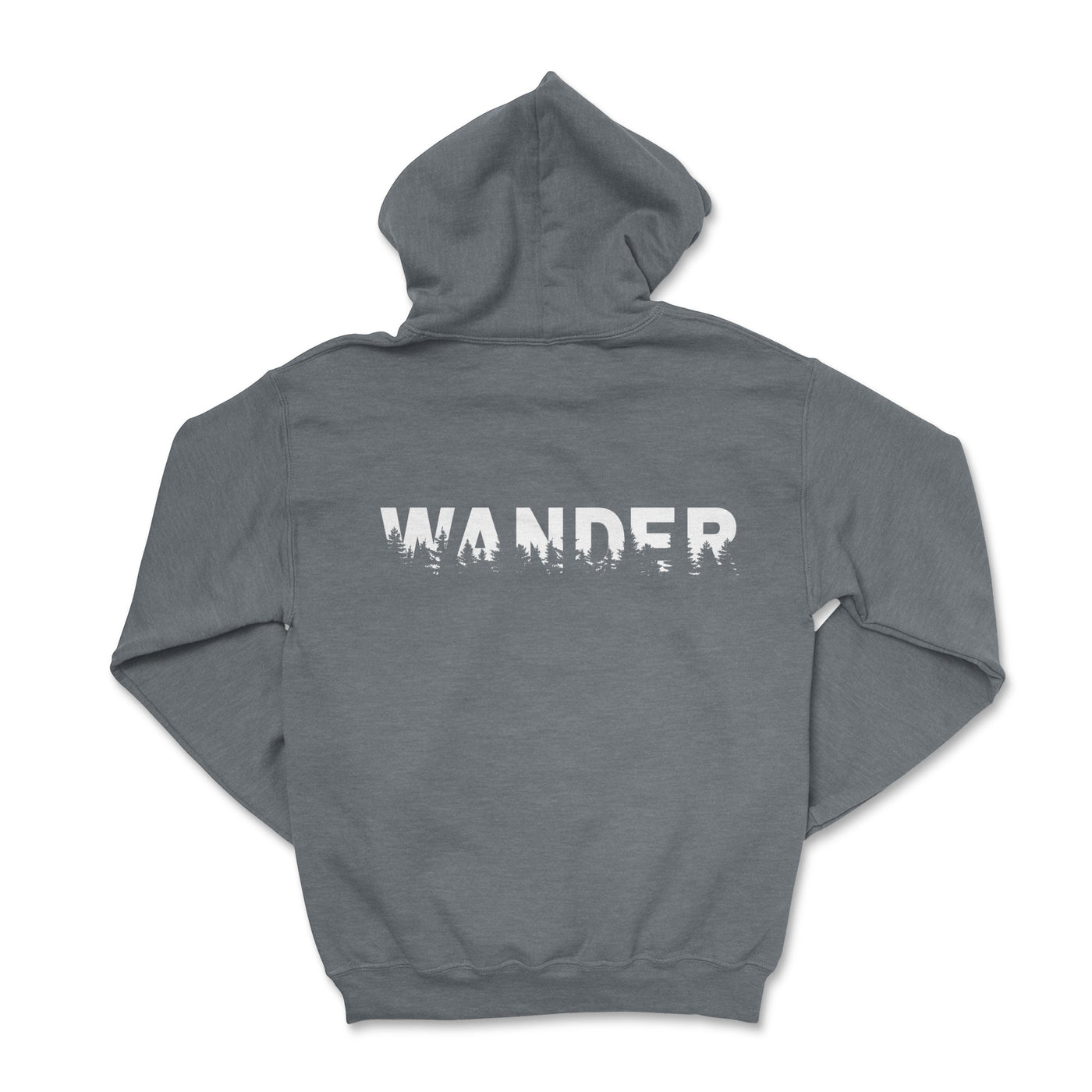 Overlanding Wander Hoodie-Go Explore the Outdoors! Charcoal / Small Hooded Sweatshirt