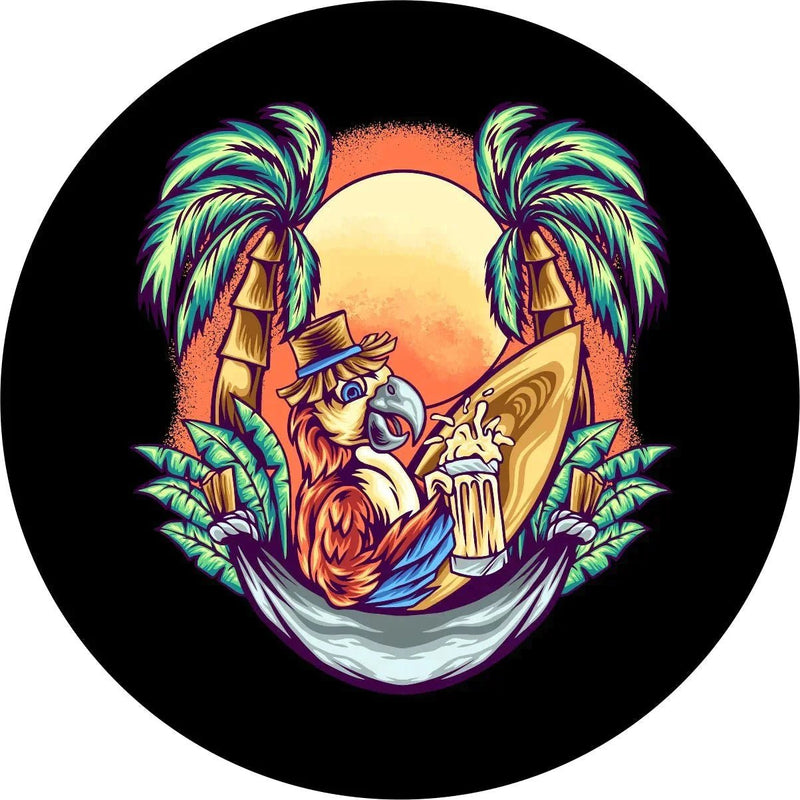 Party Parrot Spare Tire Cover - Goats Trail