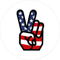 Patriotic Wave Spare Tire Cover - Goats Trail