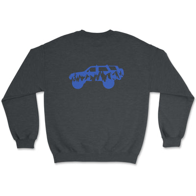 Places You Will Go 4Runner Blue Crewneck - Goats Trail Off-Road Apparel Company