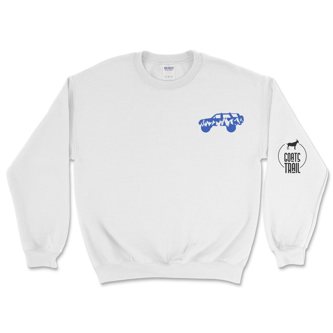 Places You Will Go 4Runner Blue Crewneck - Goats Trail Off-Road Apparel Company