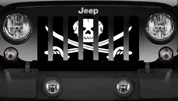 Platinum Pirate Shiver Me Timbers! Grille Inserts - Goats Trail