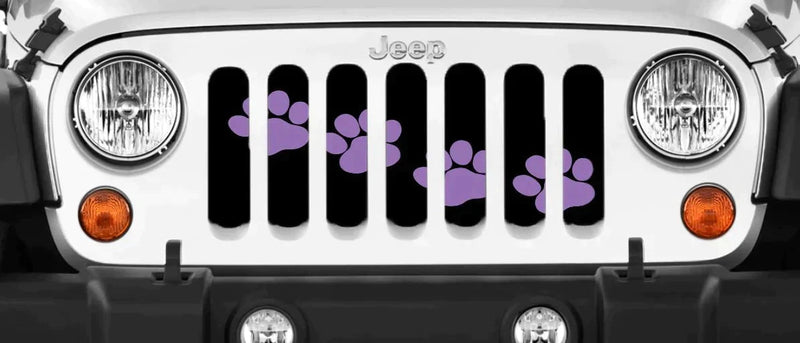 Puppy Love Cute Colorful Paws Grille Insert - Goats Trail
