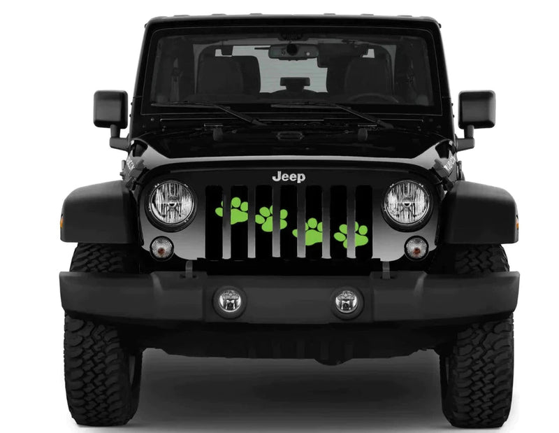 Puppy Love Cute Colorful Paws Grille Insert - Goats Trail