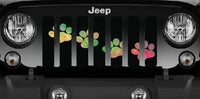 Puppy Love Cute Colorful Paws Grille Insert - Goats Trail