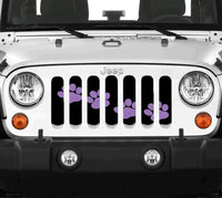 Puppy Love Cute Colorful Paws Grille Insert - Goats Trail