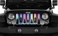 Rainbow Sasquatch Bigfoot Grille Insert - Goats Trail