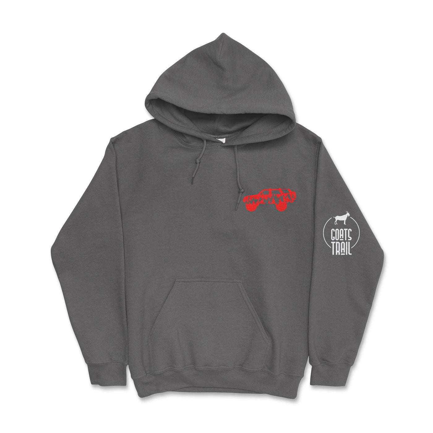 Red 4Runner Off-Road Hooded Sweatshirt - Goats Trail Off-Road Apparel Company
