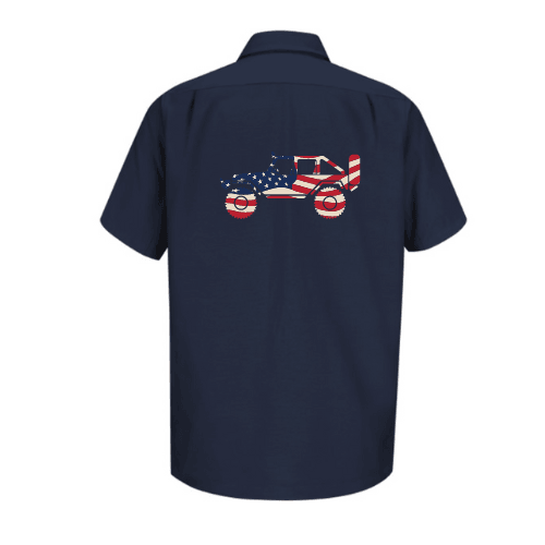 Red White and Blue Dickies Apparel - Goats Trail