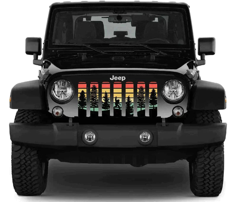 Retro Bigfoot Hide and Seek Champion Grille Insert - Goats Trail