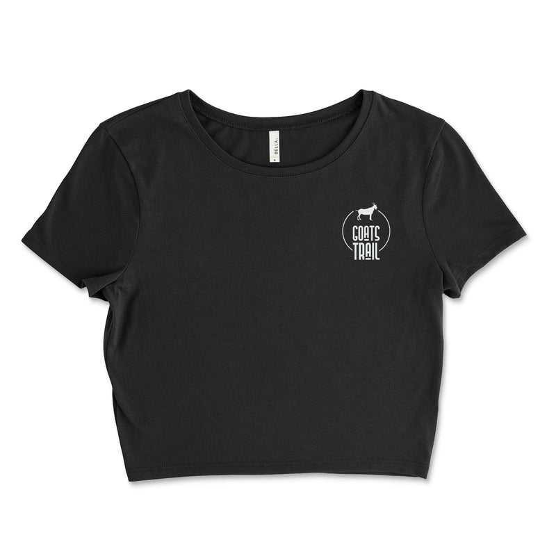 Rough Roads and Great Adventures Crop Top - Goats Trail