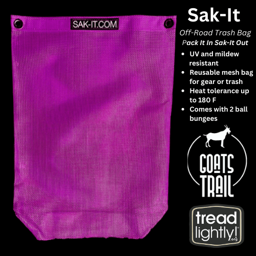 Sak-It Off Road Trash Bag - Goats Trail Off-Road Apparel Company