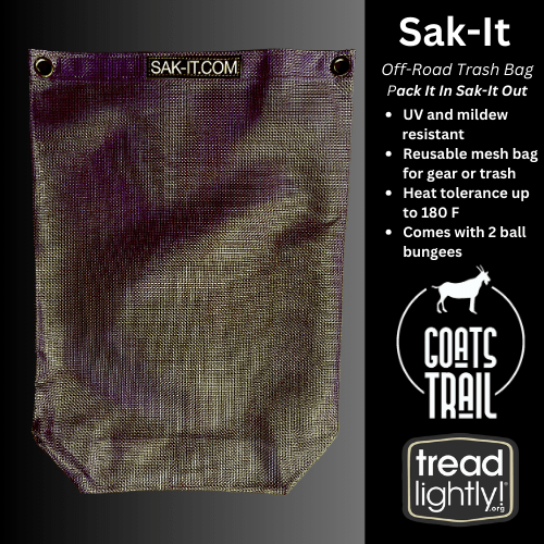 Sak-It Off Road Trash Bag - Goats Trail Off-Road Apparel Company