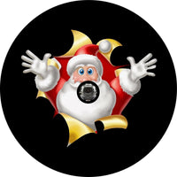 Santa is Out of the Bag Spare Tire Cover - Goats Trail
