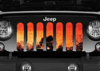 Sasquatch Grille Insert - Distressed Sunset Wilderness - Goats Trail