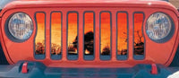 Sasquatch Grille Insert - Distressed Sunset Wilderness - Goats Trail