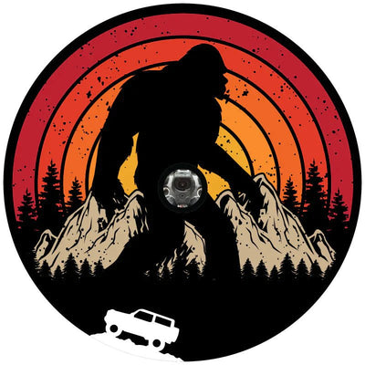 Sasquatch Retro Spare Tire Cover - Goats Trail