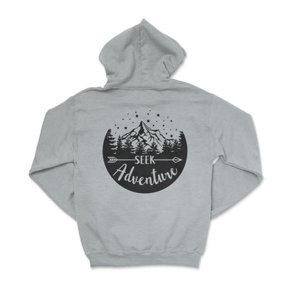 Seek Adventure Camping Hoodie-Not All Who Wander Are Lost Heather Sport Grey / Small Hooded Sweatshirt