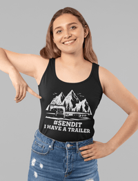 SENDIT I Have A Trailer Racerback Tank Top - Goats Trail