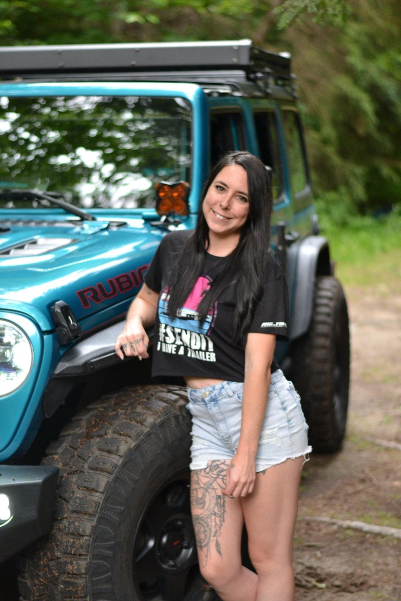 SENDIT I Have A Trailer Retro Crop Top - Goats Trail