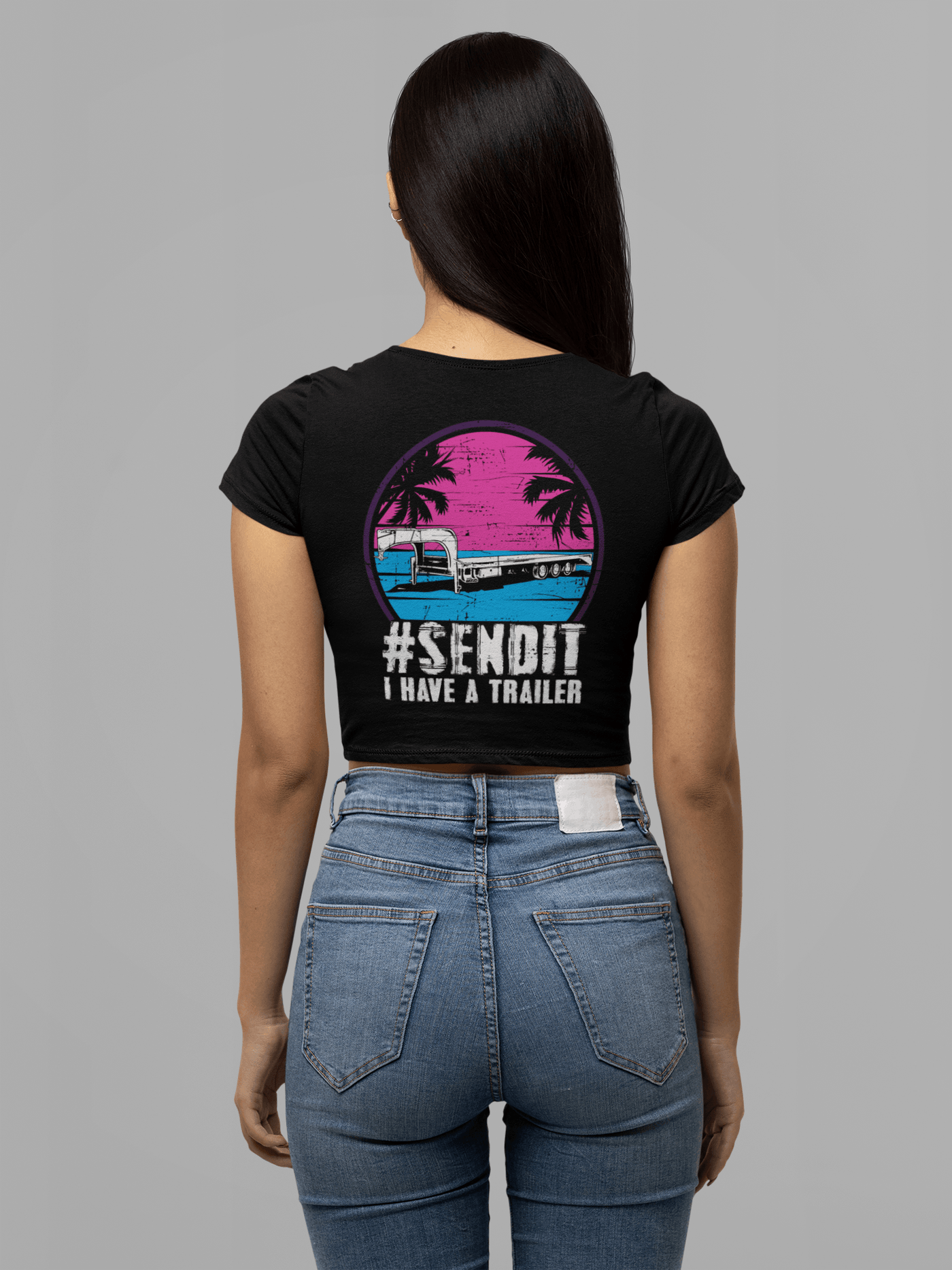 #SENDIT I Have A Trailer Retro Crop Top Crop Top