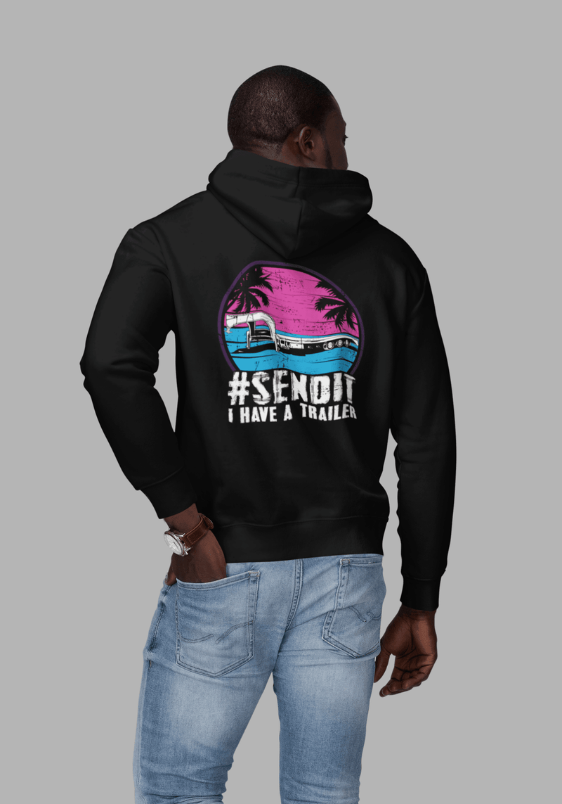SENDIT I Have A Trailer Zip - Up Retro Hoodie - Goats Trail