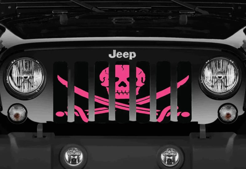 Set Sail Pirate Themed Grille Insert - Multi Color Options - Goats Trail