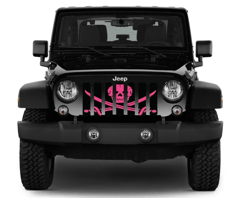 Set Sail Pirate Themed Grille Insert - Multi Color Options - Goats Trail