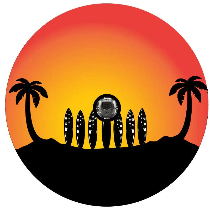 Seven Slot Beach Vibes Spare Tire Cover - Goats Trail