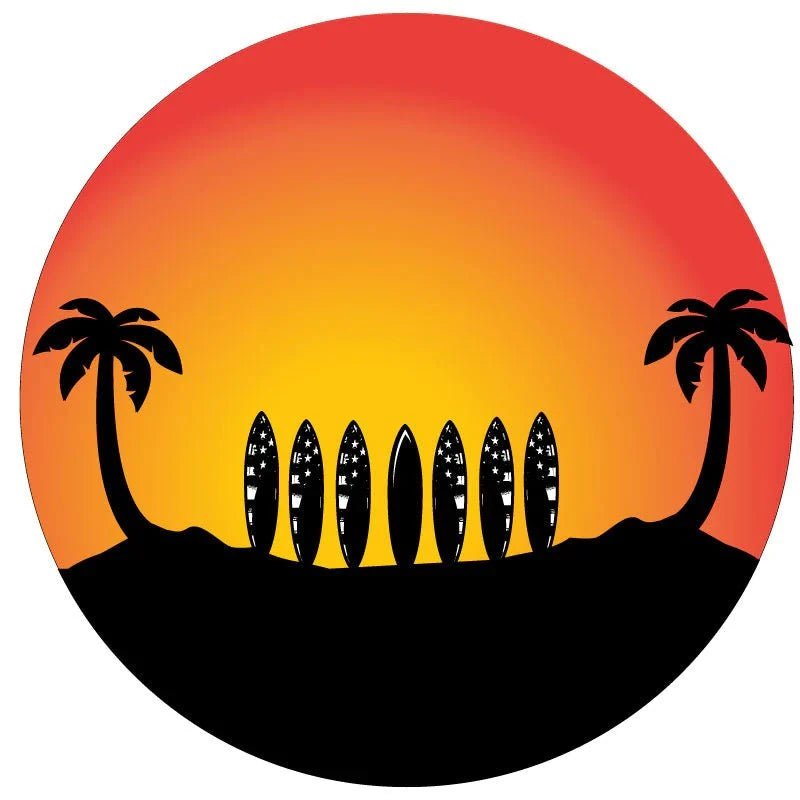 Seven Slot Beach Vibes Spare Tire Cover - Goats Trail