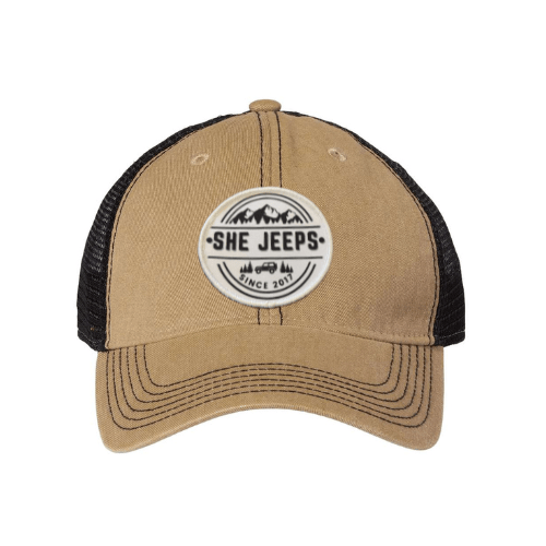 She Jeep Legacy Trucker Hat - Goats Trail Off-Road Apparel Company