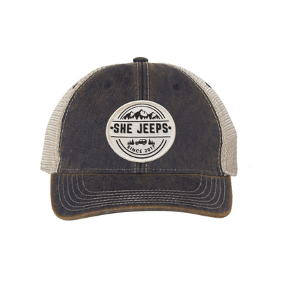 She Jeep Legacy Trucker Hat - Goats Trail Off-Road Apparel Company