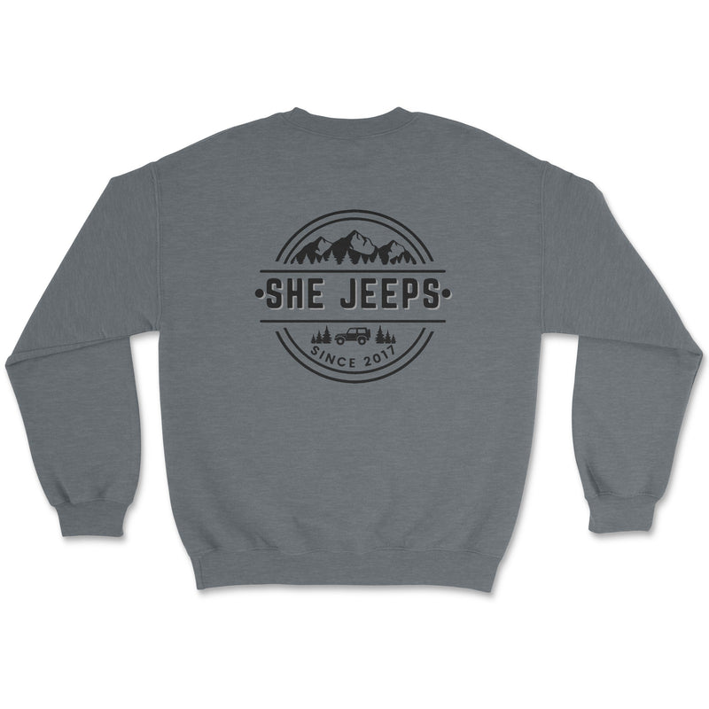 She Jeeps Since 2017 Crewneck - Goats Trail