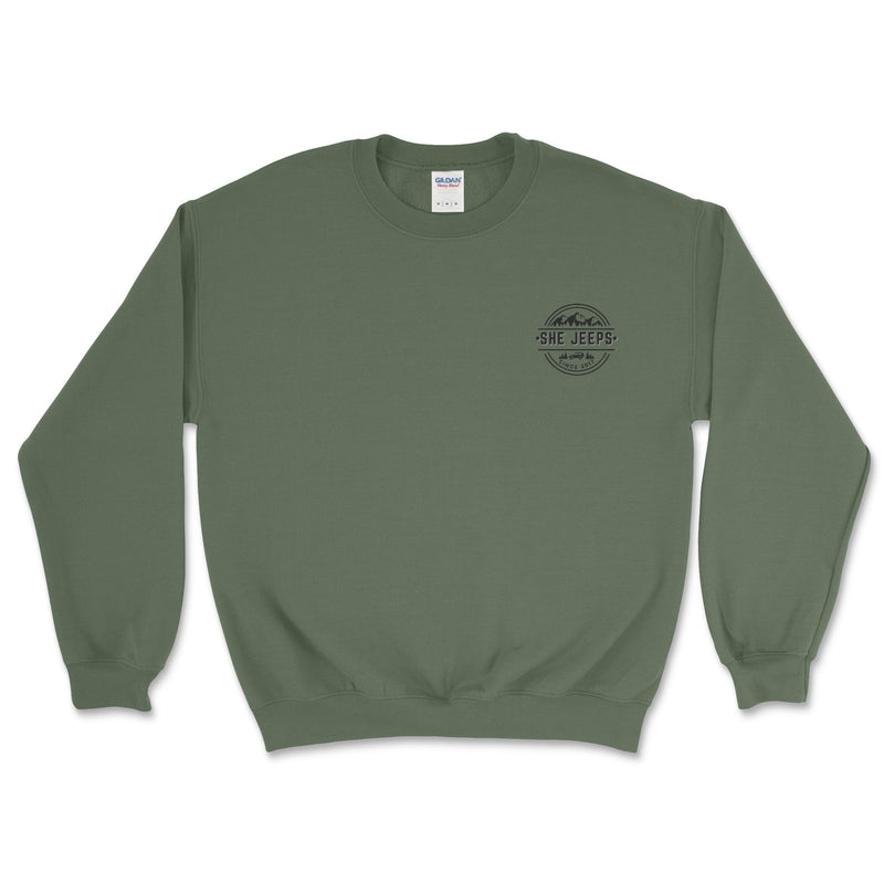 She Jeeps Since 2017 Crewneck - Goats Trail