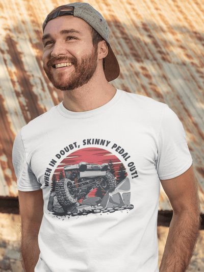 Skinny Pedal Funny Shirt - Goats Trail