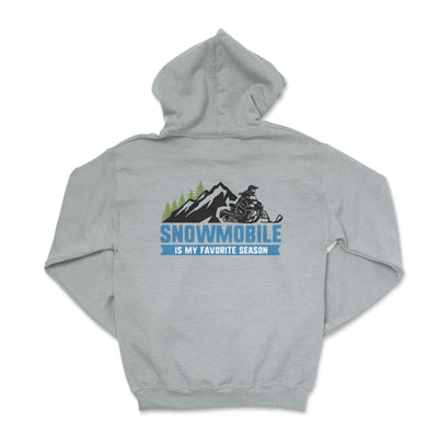 Snowmobile is My Favorite Season Hoodie - Goats Trail Off-Road Apparel Company
