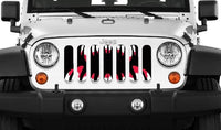 Spooky Monster Grille Insert - Fearsome Monster Design - Goats Trail