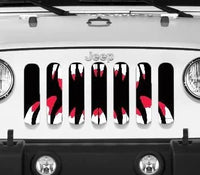 Spooky Monster Grille Insert - Fearsome Monster Design - Goats Trail