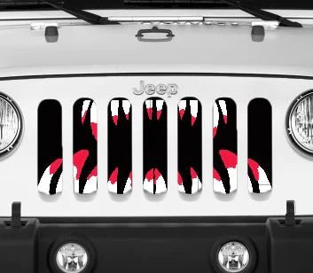Spooky Monster Grille Insert for Jeep - Goats Trail
