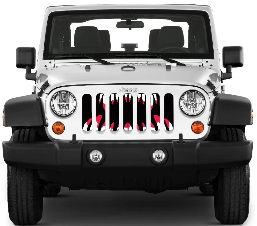 Spooky Monster Grille Insert for Jeep - Goats Trail