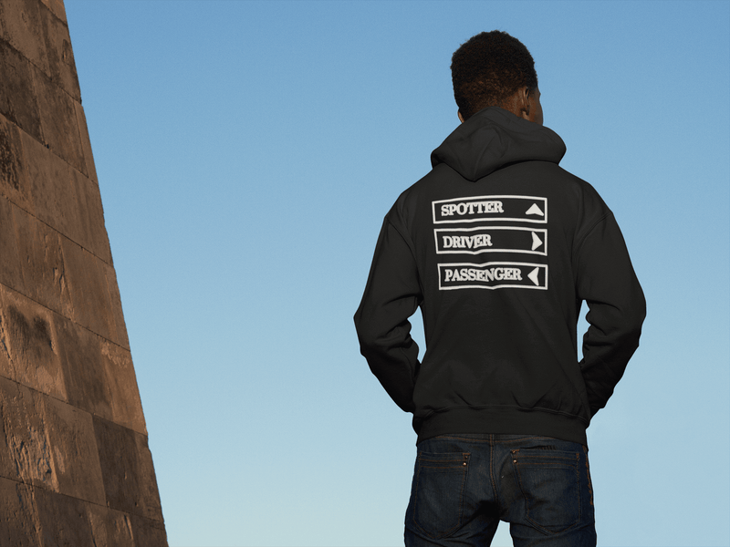 Spotter, Driver, Passenger Off - Road Zip - Up Hoodie - Goats Trail