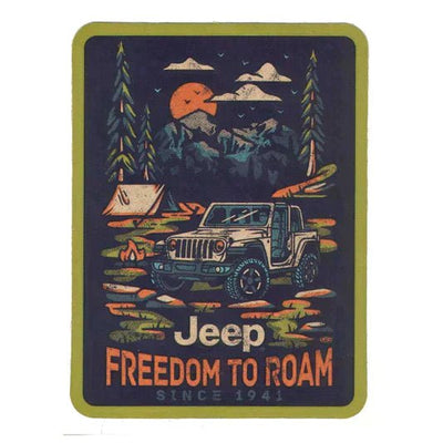 Sticker-Jeep Freedom to Roam - Goats Trail