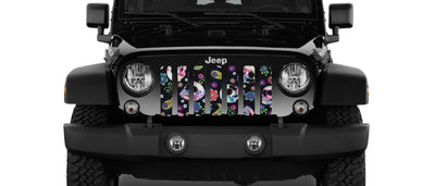 Sugar Skull Festival Grille Insert Jeep Grille Insert