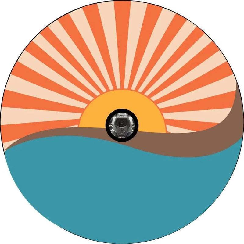 Sunrise, Sunset, Repeat Spare Tire Cover - Goats Trail