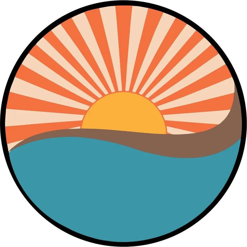 Sunrise, Sunset, Repeat Spare Tire Cover - Goats Trail