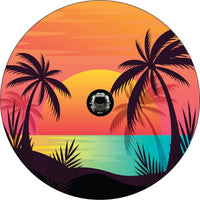 Sunset Beach Spare Tire Cover - Goats Trail