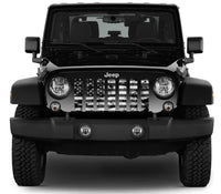 Tactical Distressed American Flag Grille Insert - Goats Trail
